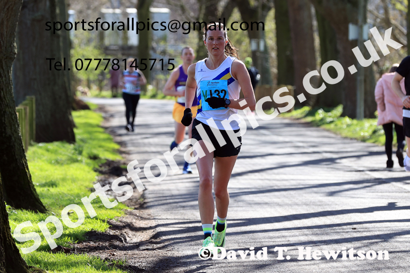 Senior Womens 6 Stage Road Relay, 2026 Northern Mens 12 and Womens 6 Stage Road Relays and Young Athletes 5k, Sheepmount Stadium, Carlisle. Photo: David T. Hewitson/Sports for All Pics